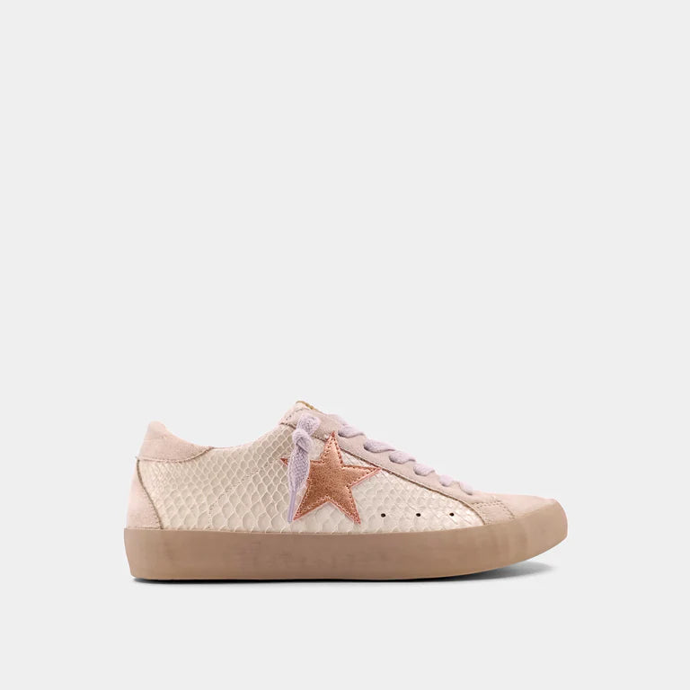 Paula Sneaker in Bone Snake