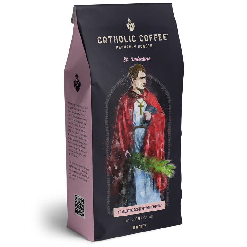 St. Valentine Raspberry White Mocha Coffee - 12 oz. Bag