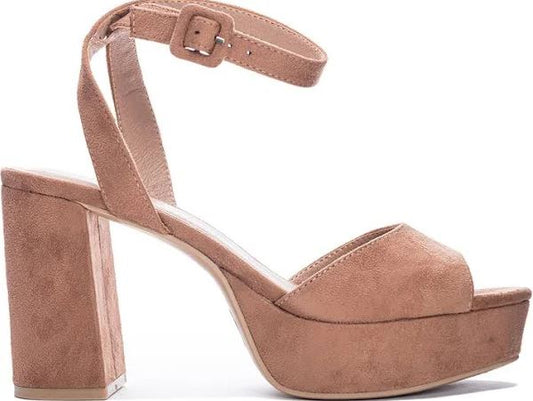 Theresa Fine Suede Heel