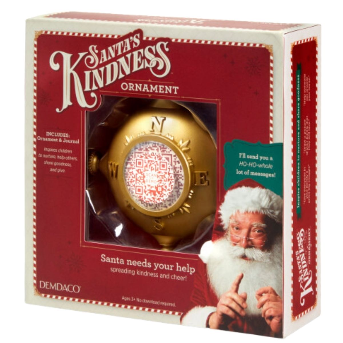 SANTA'S KINDNESS ORNAMENT AND JOURNAL